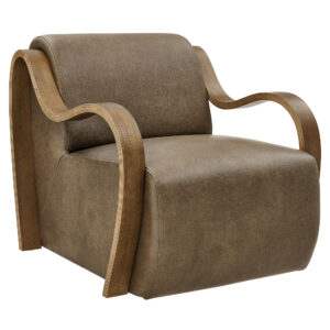 Atrium Vegan Leather Accent Armchair by Modway