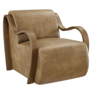 Atrium Vegan Leather Accent Armchair by Modway