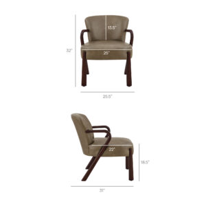 Arden Faux Leather Upholstered Accent Armchair by Modway