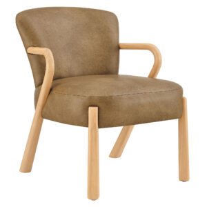 Arden Faux Leather Upholstered Accent Armchair by Modway