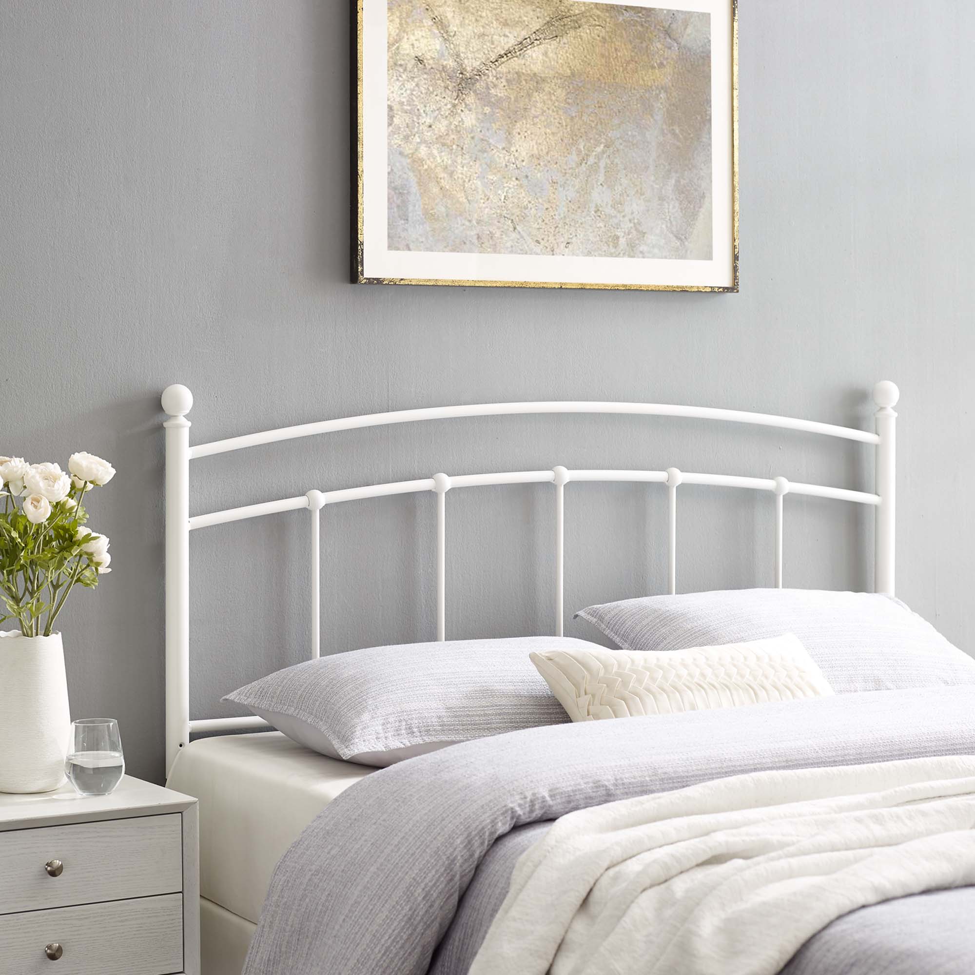 Abigail Metal Twin Headboard by Modway - Image 4