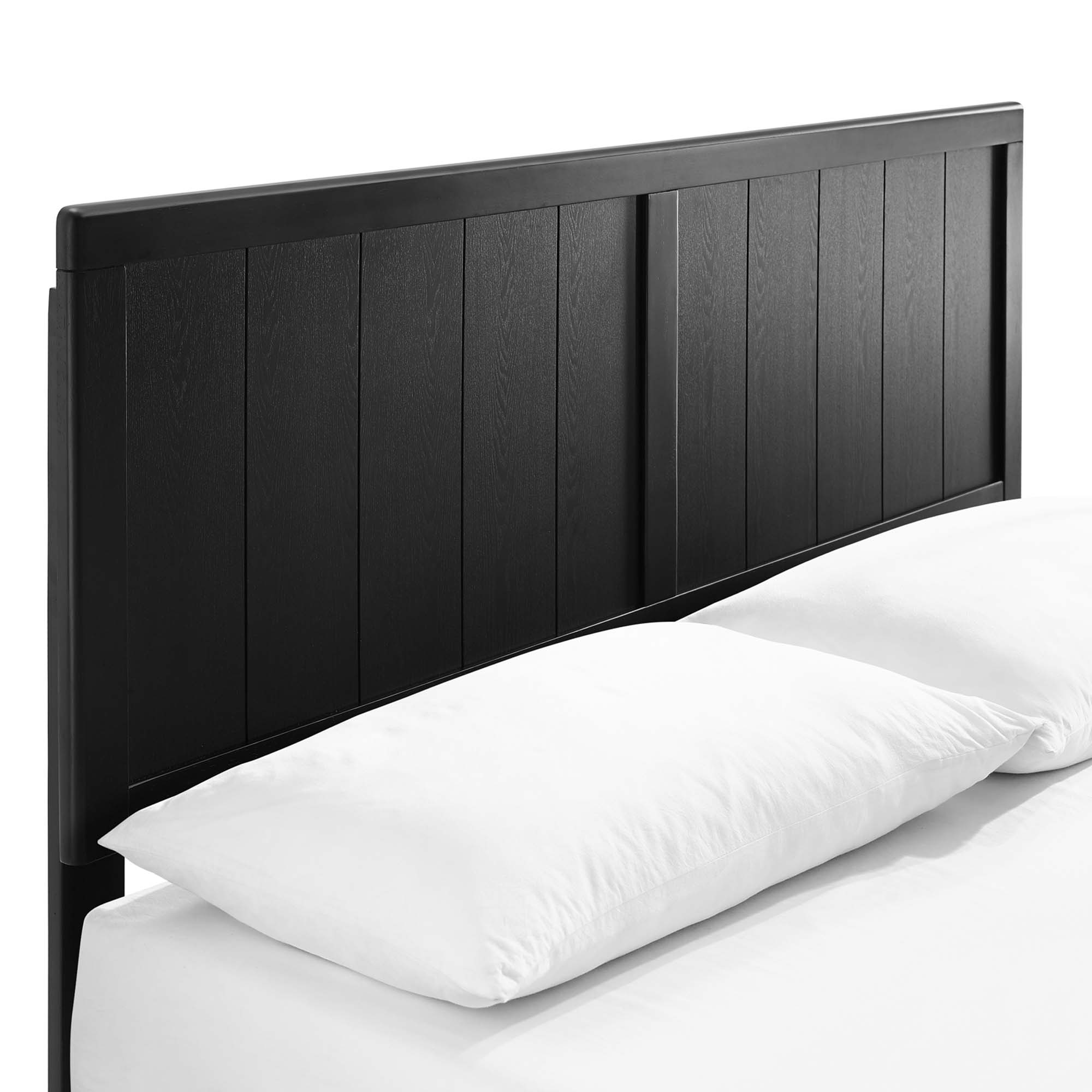 Alana Wood Full Platform Bed With Angular Frame by Modway - Image 7