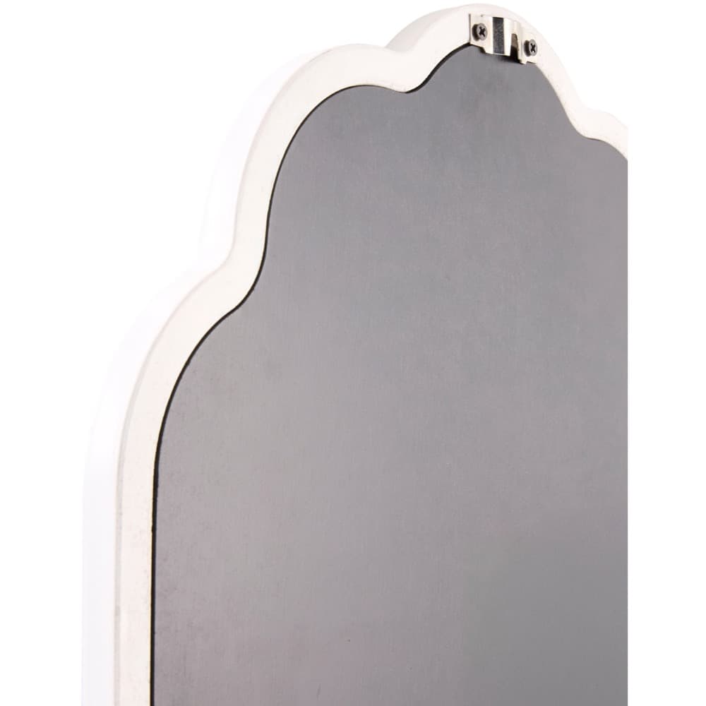 White Aysun Accent Mirror by Livabliss - Image 9