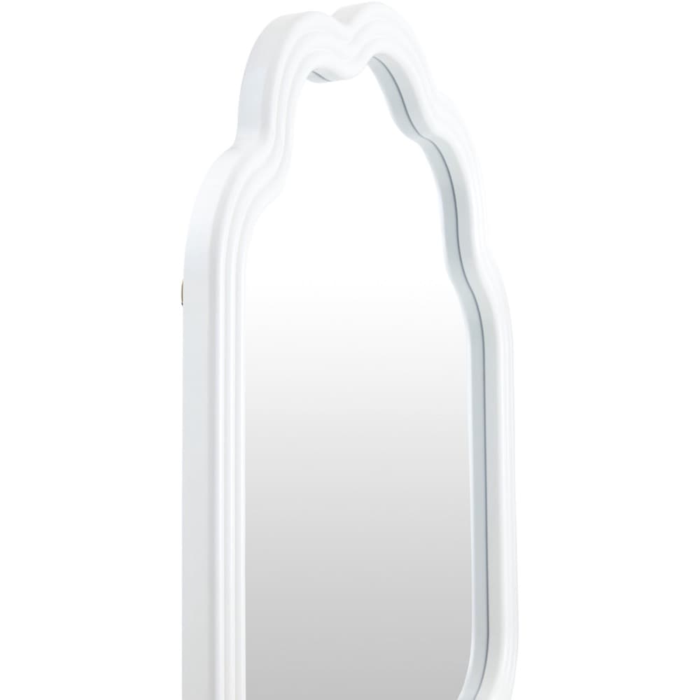 White Aysun Accent Mirror by Livabliss - Image 7