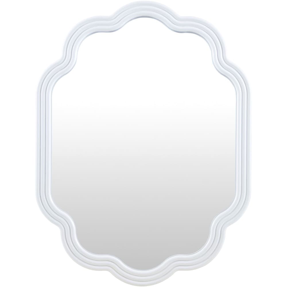 White Aysun Accent Mirror by Livabliss - Image 3