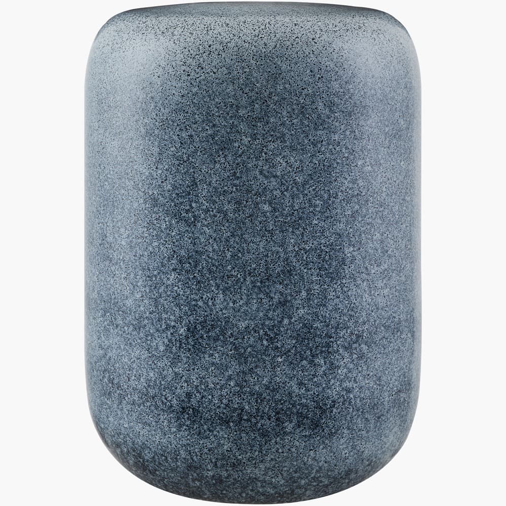 Bean Charcoal Glazed Garden Stool by Livabliss