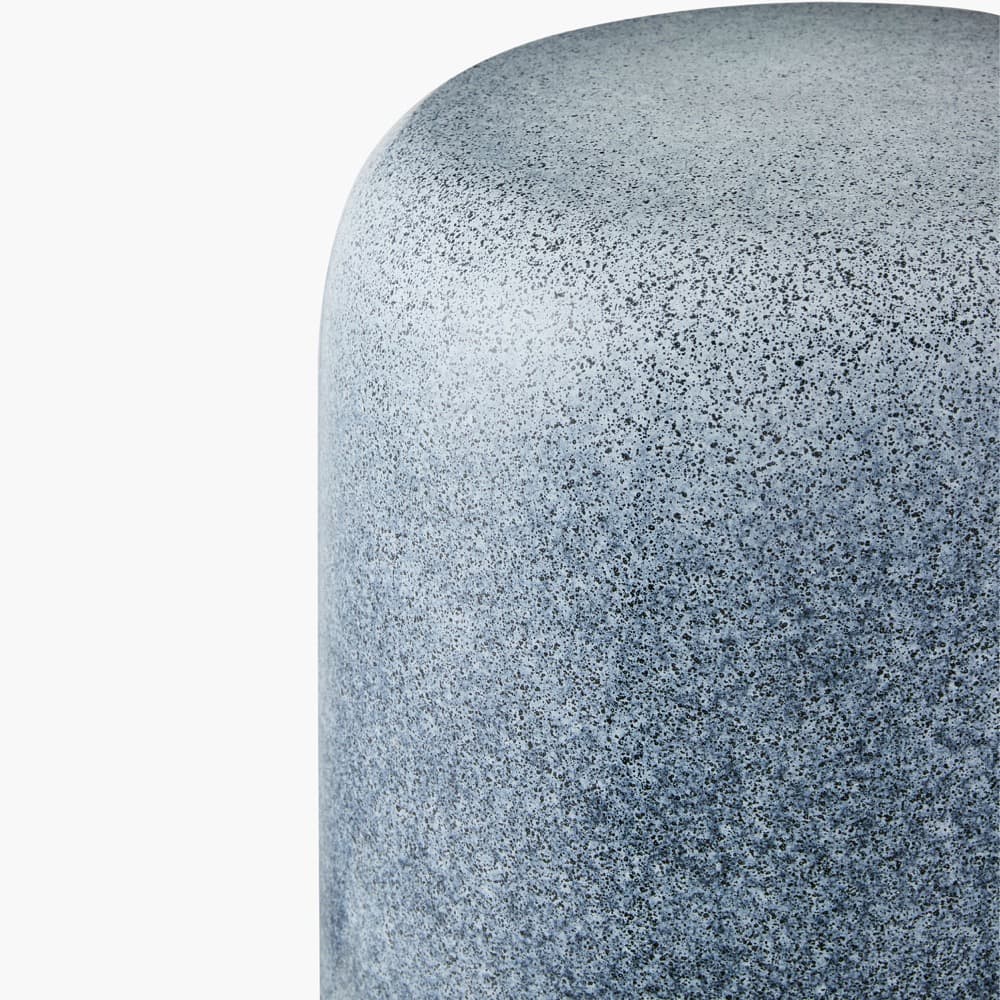 Bean Charcoal Glazed Garden Stool by Livabliss - Image 2