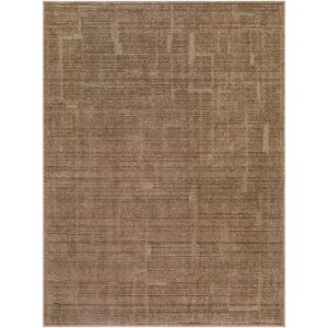 Alma Dark Brown Machine Woven Rug by Elle Decor for Livabliss