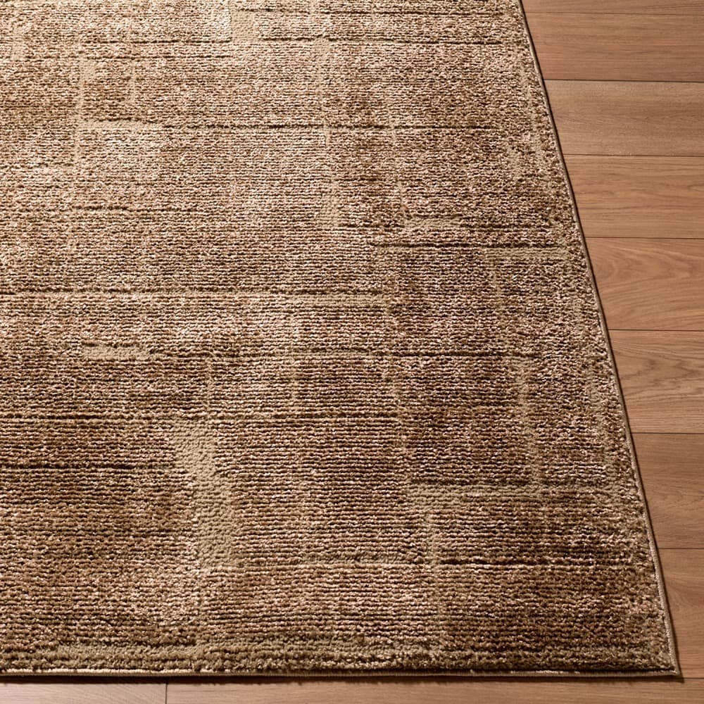 Alma Dark Brown Machine Woven Rug by Elle Decor for Livabliss - Image 6