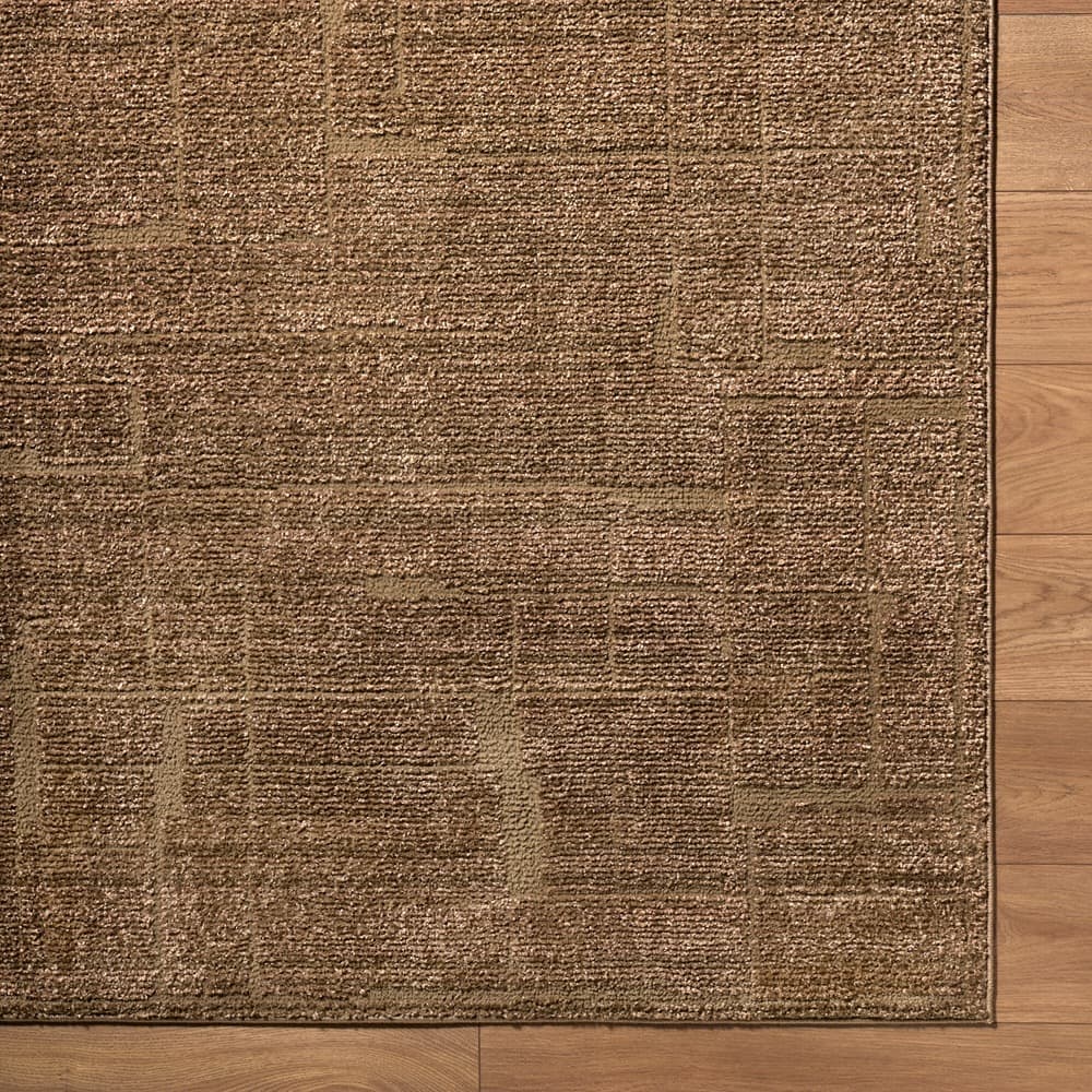 Alma Dark Brown Machine Woven Rug by Elle Decor for Livabliss - Image 5
