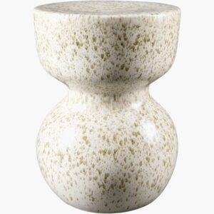 Cream Arita Garden Stool by Livabliss