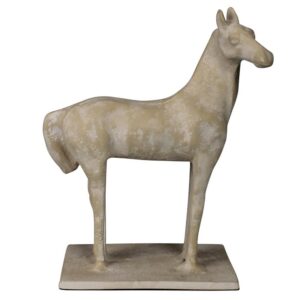 Cast Aluminum Horse Sculpture by HomArt