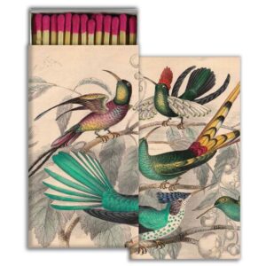 Rare Birds Matches Set of 6 Boxes by HomArt