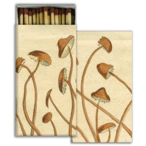 Mushrooms Matches Set of 6 by HomArt