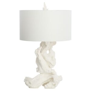 White Driftwood Table Lamp by Cyan Design