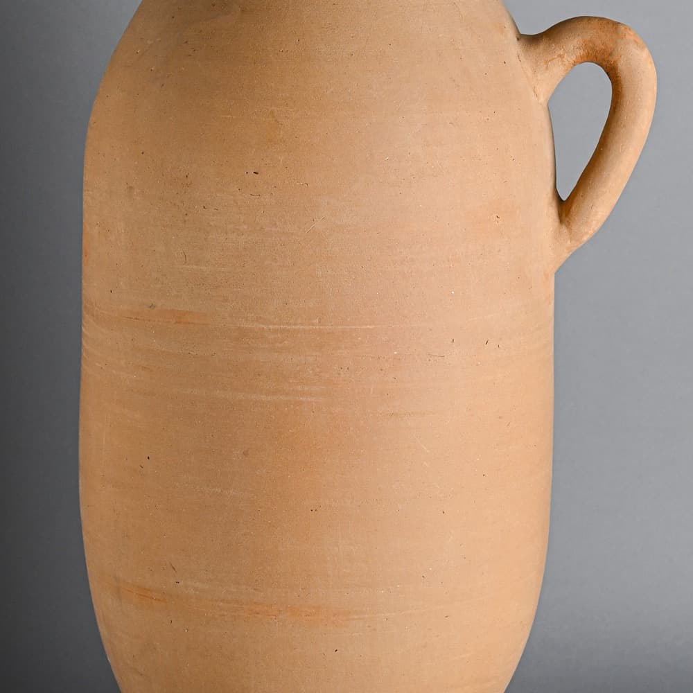 Tan Terracotta Vases with Stands in 2 Sizes by BIDKhome - Image 6