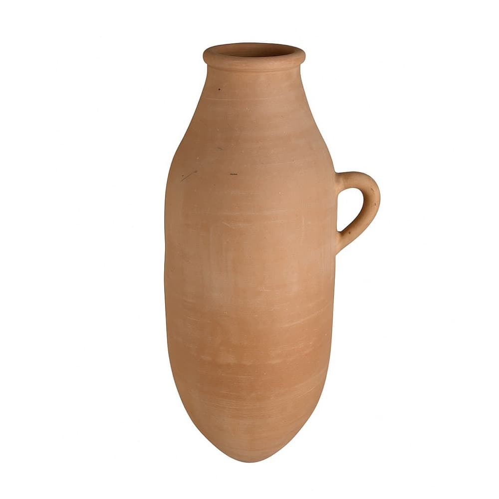 Tan Terracotta Vases with Stands in 2 Sizes by BIDKhome - Image 8