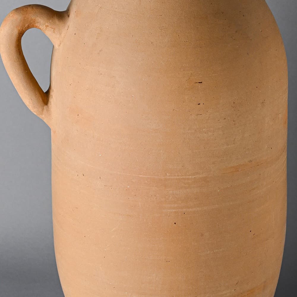 Tan Terracotta Vases with Stands in 2 Sizes by BIDKhome - Image 13