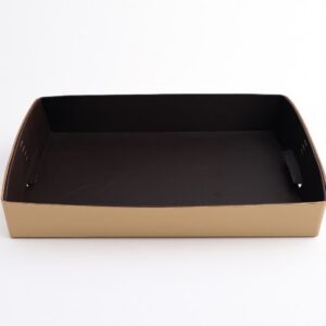 Napa Leather  Brown Tray by BIDKhome