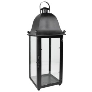 Grande Black San Juan Lantern by HomArt