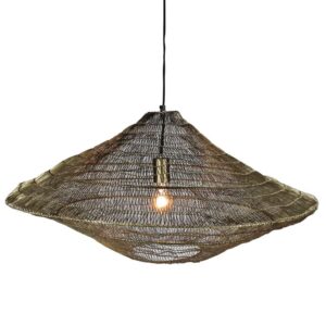 Stark Gold Woven Wire Pendant Light by HomArt