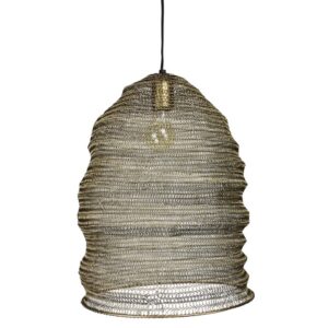 Gold Wire Pendant Lamp by HomArt