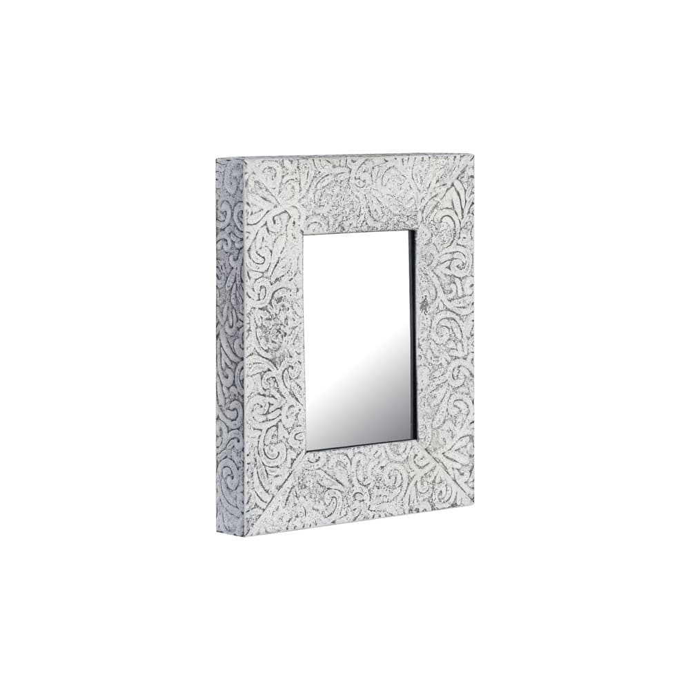 Antique Gray Iron Mirror in 3 Sizes by BIDKhome - Image 12