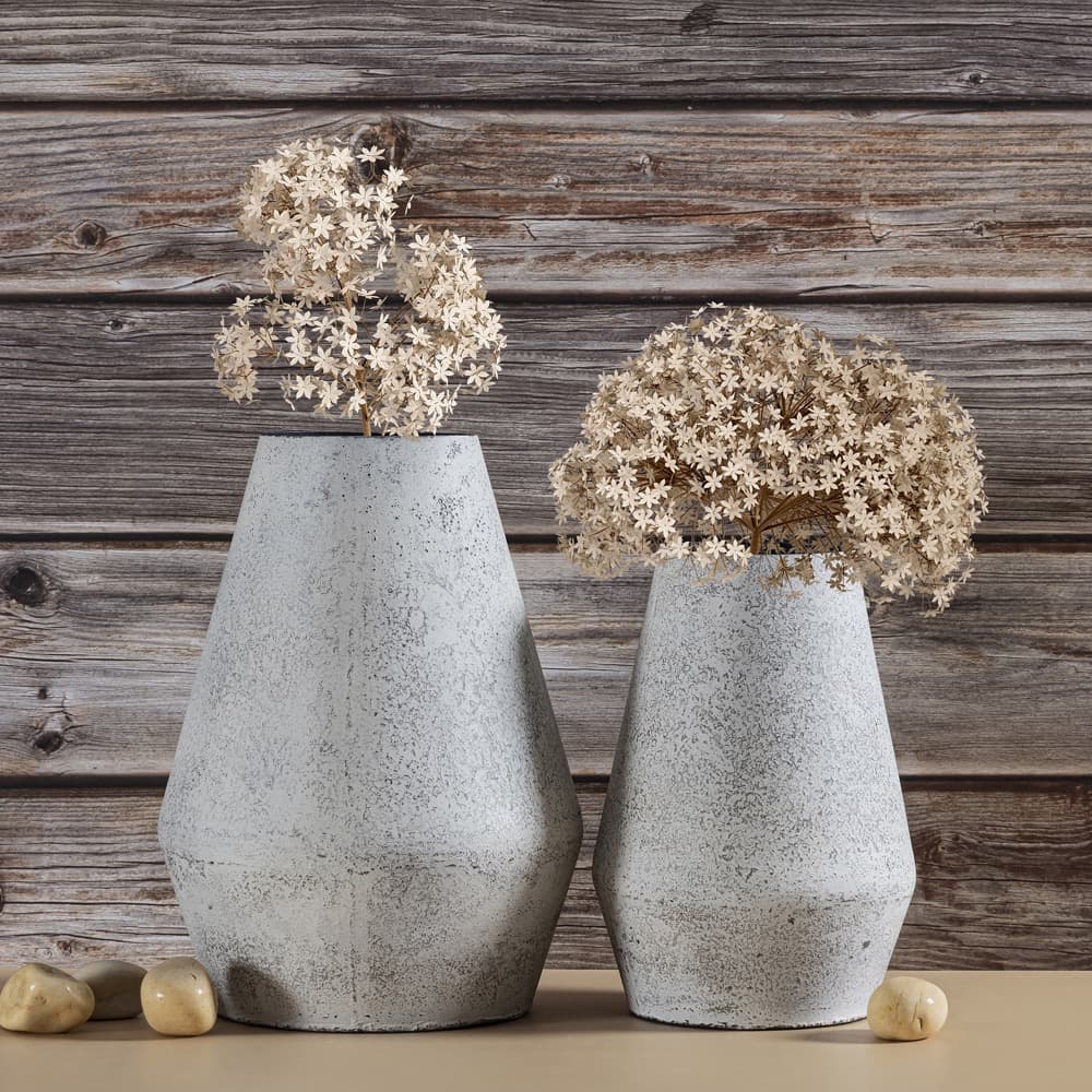 Antique Gray Iron Vase in 2 Sizes by BIDKhome - Image 2