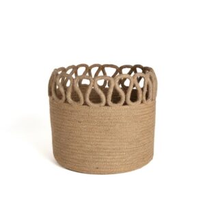 Natural Bamboo Baskets in 2 Sizes by BIDKhome