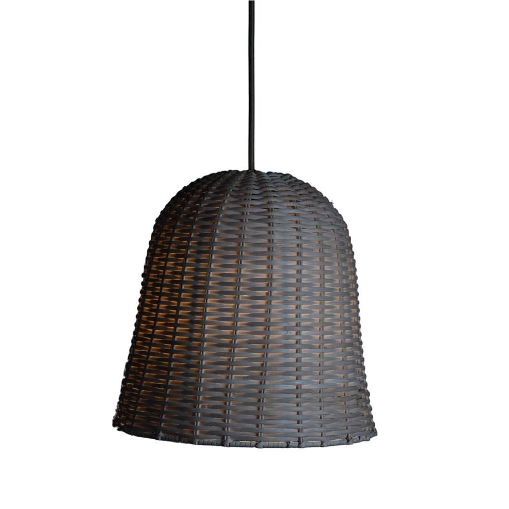 Rattan White Pendant Lamp in 2 Sizes by BIDKhome - Image 5