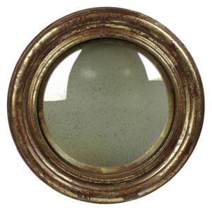 Antique Gold Convex Mirrors in 3 Sizes by HomArt