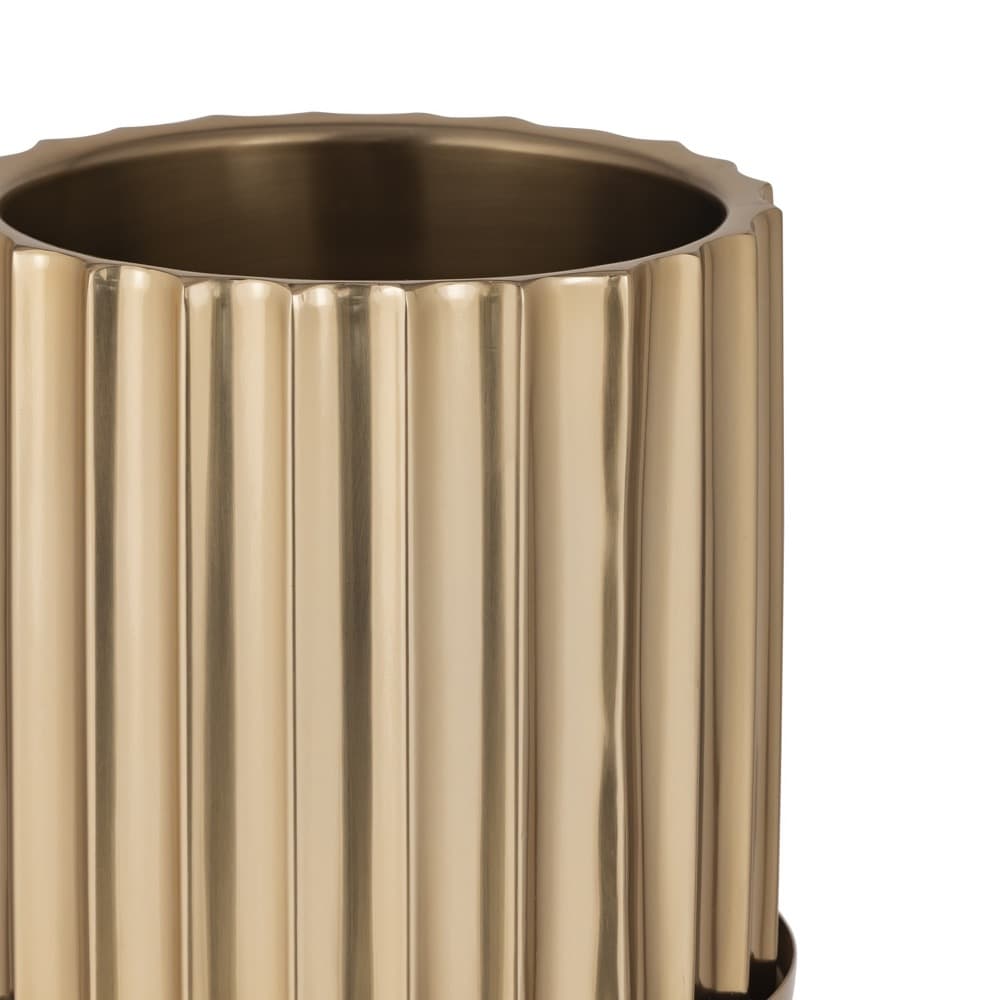 Gold Steel Double-Wall Ice Bucket in 2 Sizes by BIDKhome - Image 16
