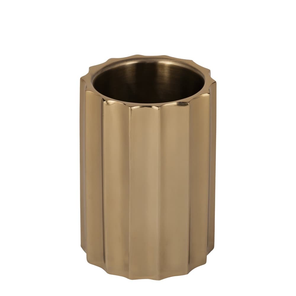 Gold Steel Double-Wall Ice Bucket in 2 Sizes by BIDKhome - Image 24