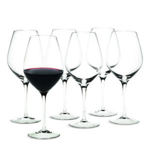 Cabernet Red Wine Glass Clear 6 Pcs H: 8.9" Ø: 3.7" 17.6 oz by Holmegaard