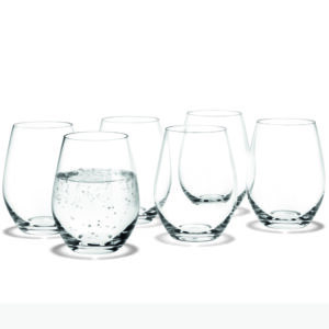Cabernet Tumbler Clear 6 Pcs H: 4.1" 8.5 oz by Holmegaard