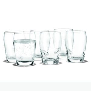 Perfection Tumbler Clear 6 Pcs H: 3.8" Ø: 2.9" 7.8 oz by Holmegaard