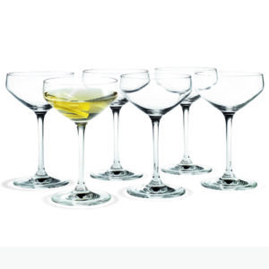 Perfection Martini Glass Clear 6 Pcs H: 6.5" Ø: 4.1" 9.8 oz by Holmegaard