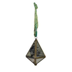 Octahedron Ornament A with Sari Hanger Set of 2 by HomArt