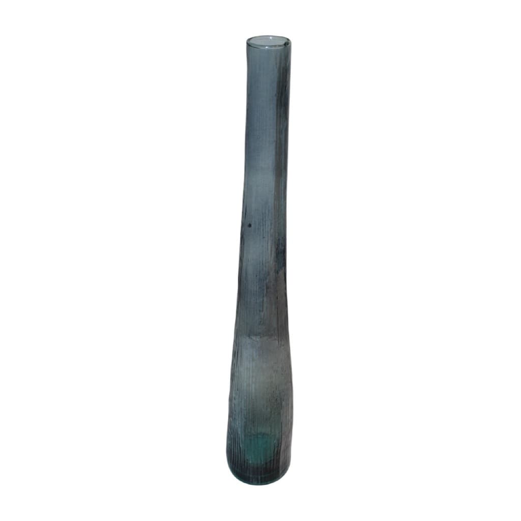 Harmony Blue Recycled Glass Vase in 3 Sizes by BIDKhome - Image 3