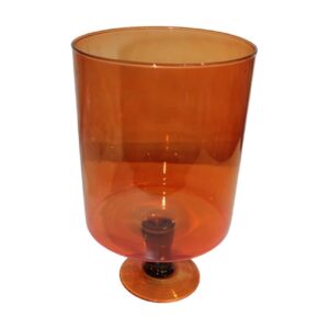 Sofia OrangeRecycled Glass Vase by BIDKhome