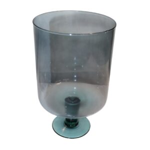 Sofia Blue Recycled Glass Vase by BIDKhome