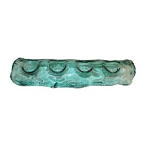 Pamela Clear Quad Tealight Holder by BIDKhome