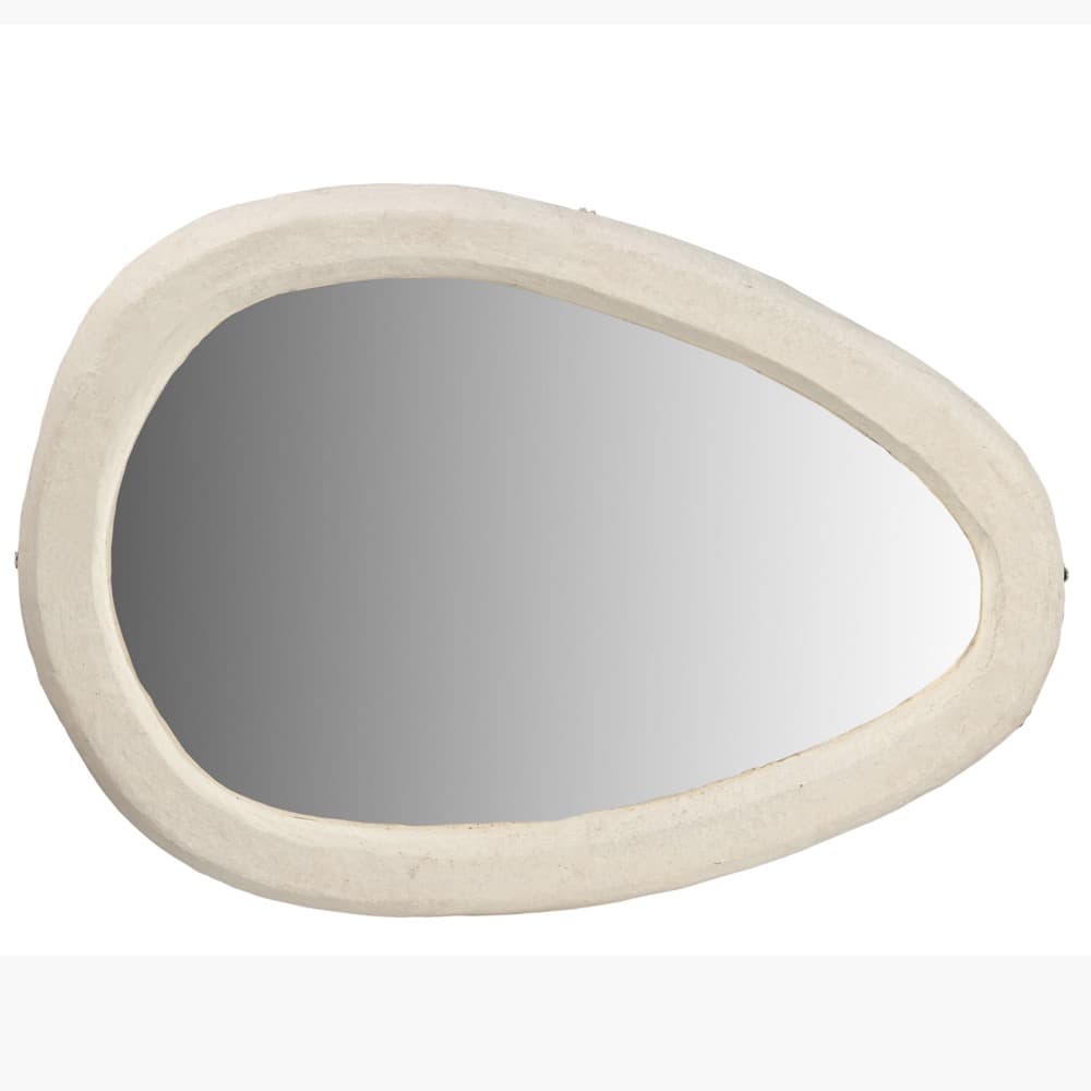 Paper Mache Oval Mirror in 2 Sizes by BIDKhome - Image 4