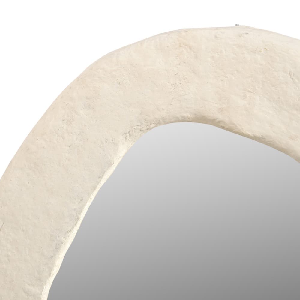 Paper Mache Oval Mirror in 2 Sizes by BIDKhome - Image 8