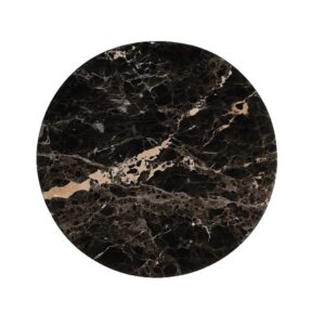 Brown Emperador Round Tray by BIDKhome