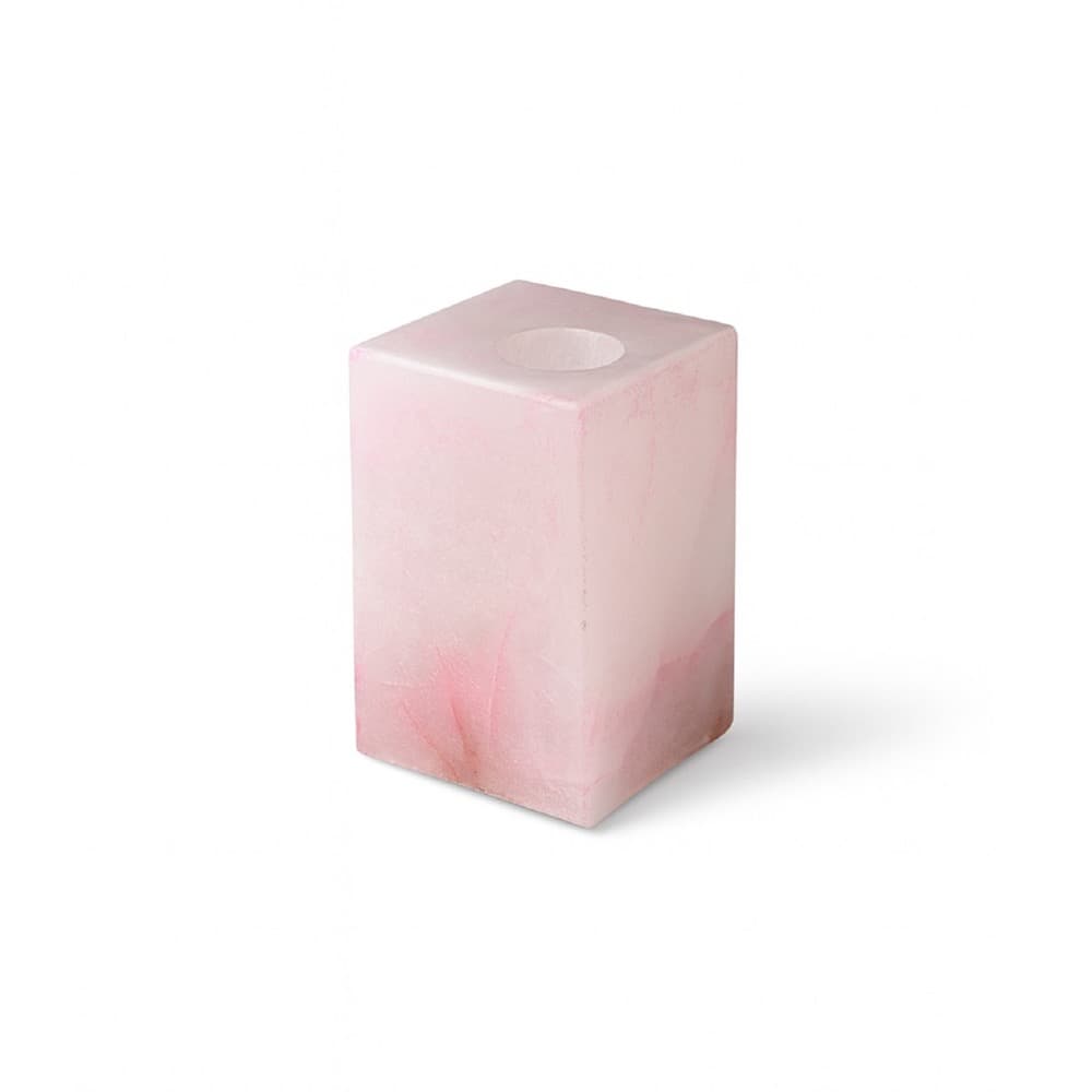 Pink Alabaster Tea Light Holders in 2 Sizes by BIDKhome - Image 6