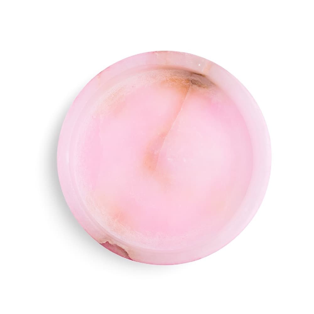 Pink Alabaster Round Trays in 3 Sizes by BIDKhome