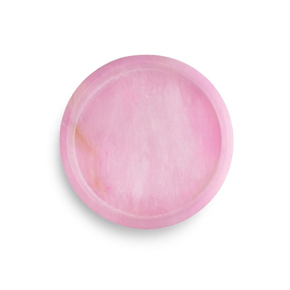Pink Alabaster Round Trays in 3 Sizes by BIDKhome - Image 6