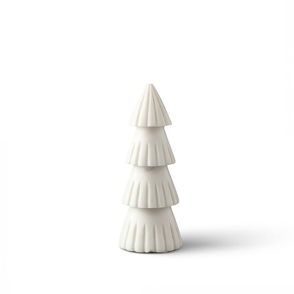 White Fluted Marble Christmas Trees in 2 Sizes by BIDKhome