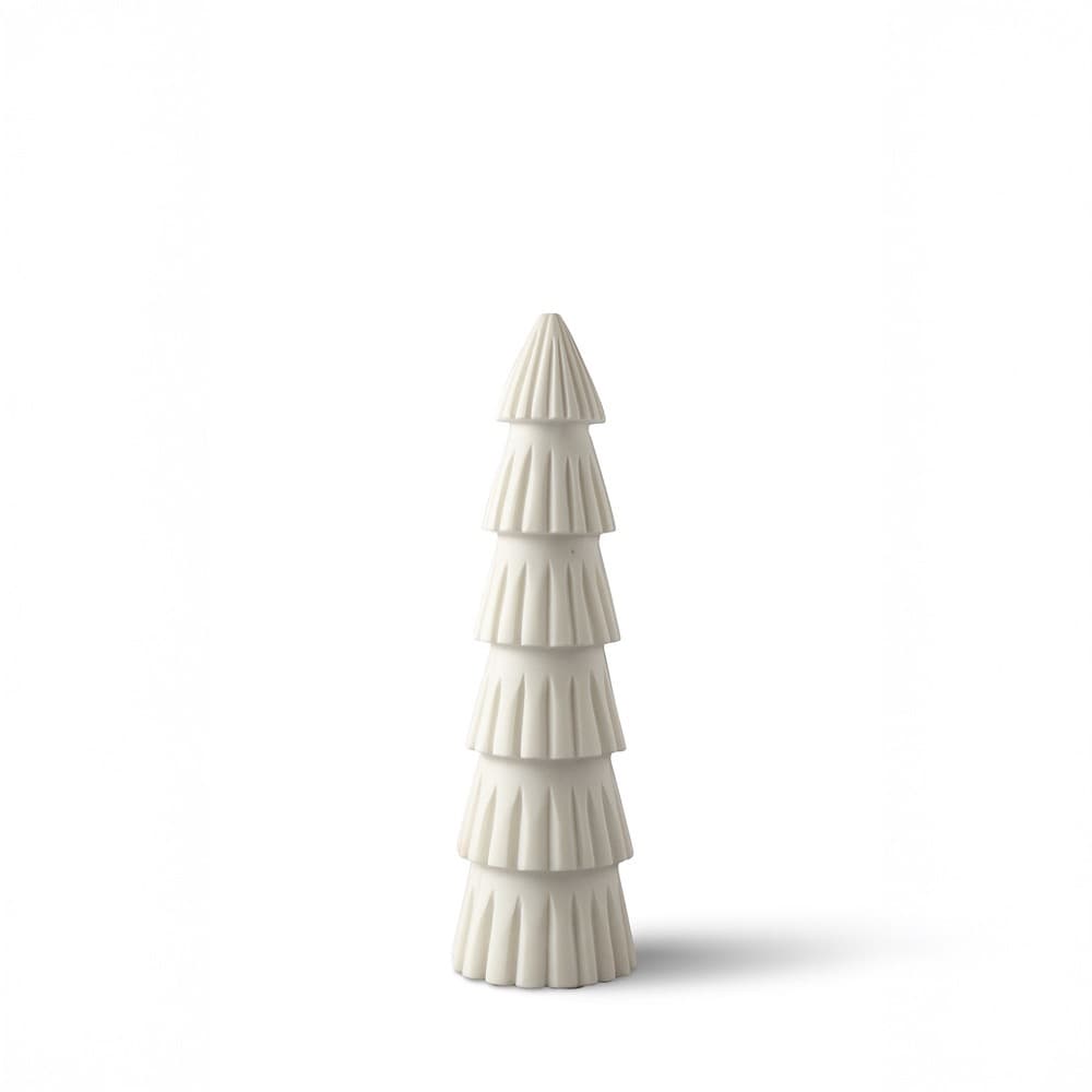 White Fluted Marble Christmas Trees in 2 Sizes by BIDKhome - Image 5